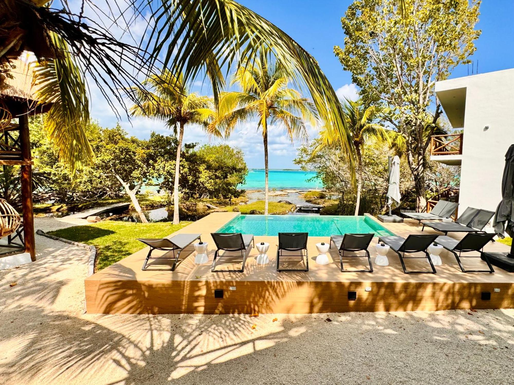Azulea Bacalar Hotel & Spa - Lagoon Front (Adults Only) Kültér fotó