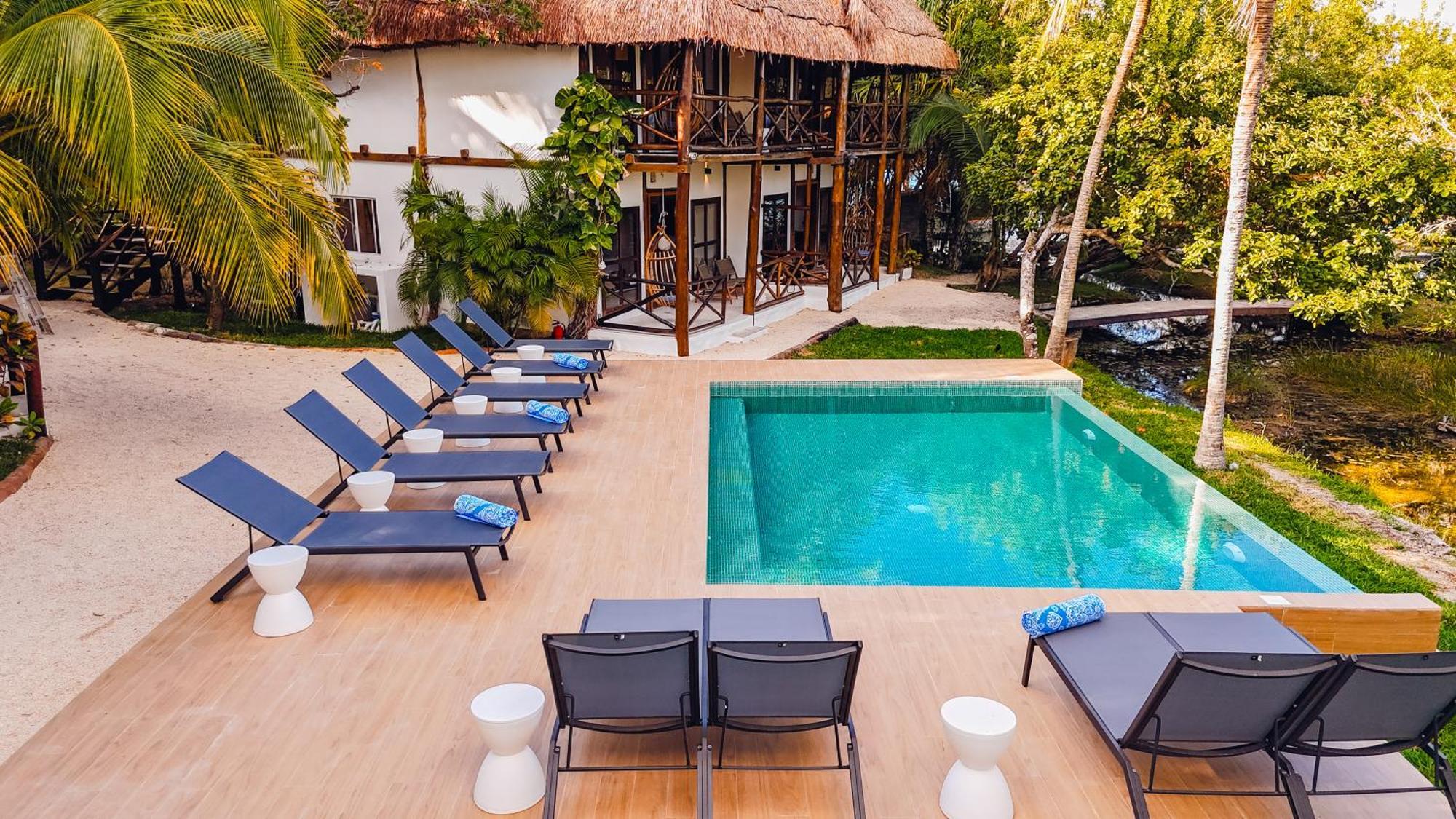 Azulea Bacalar Hotel & Spa - Lagoon Front (Adults Only) Kültér fotó