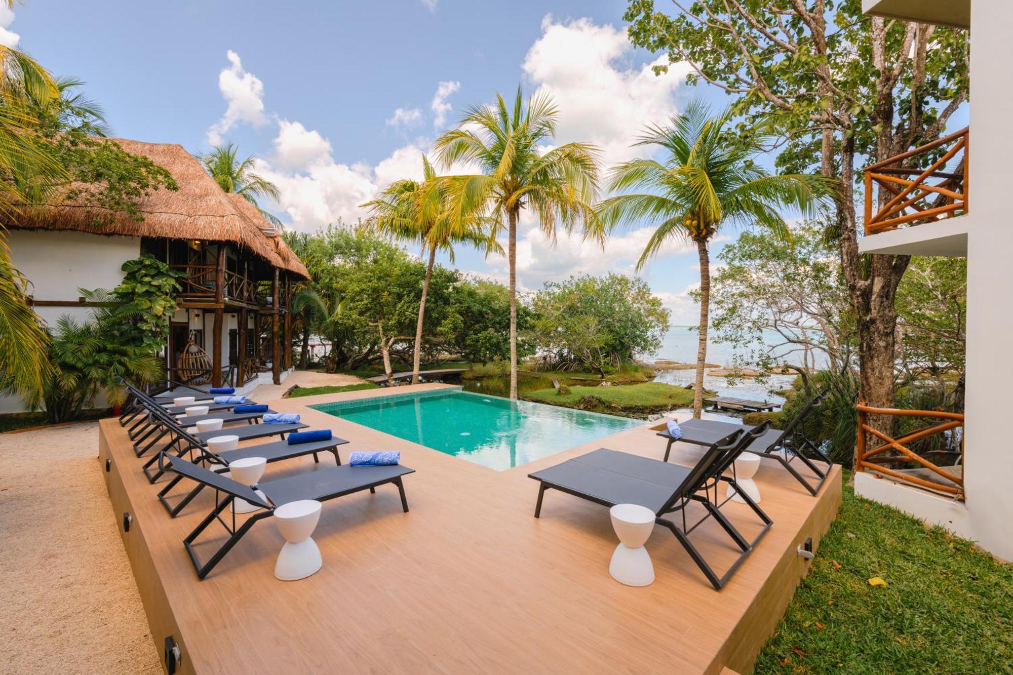 Azulea Bacalar Hotel & Spa - Lagoon Front (Adults Only) Kültér fotó